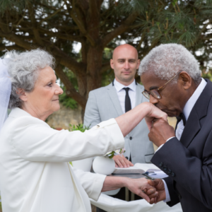 Marriage couple senior